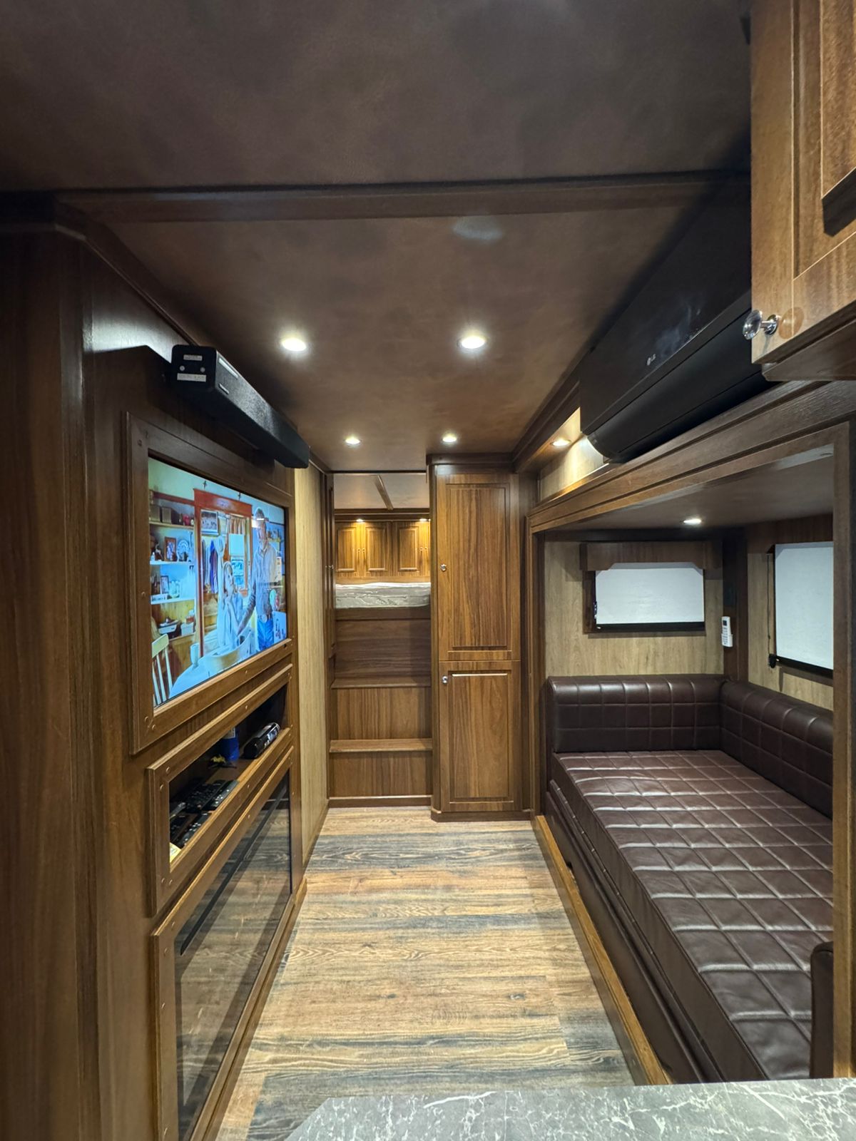 Interior do trailer
